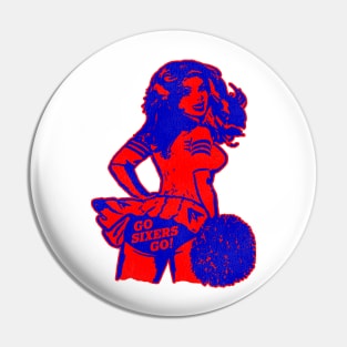 Philadelphia Basketball Cheerleader Pin