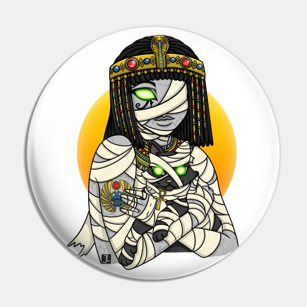 Mummy Girl Pin by sushikittehh