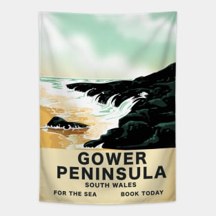 Gower Peninsula South Wales Tapestry