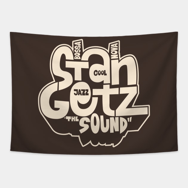 Stan Getz - Bossa Nova Legend from Brazil Tapestry by Boogosh