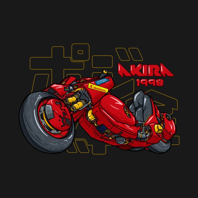 Kanedas Bike - Akira by trashcandy