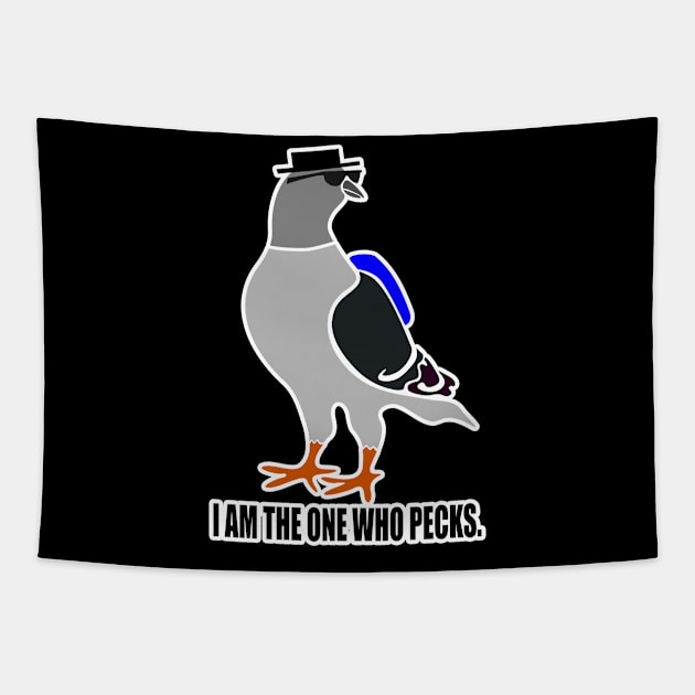 Meth Pigeon Tapestry by VOLPEdesign