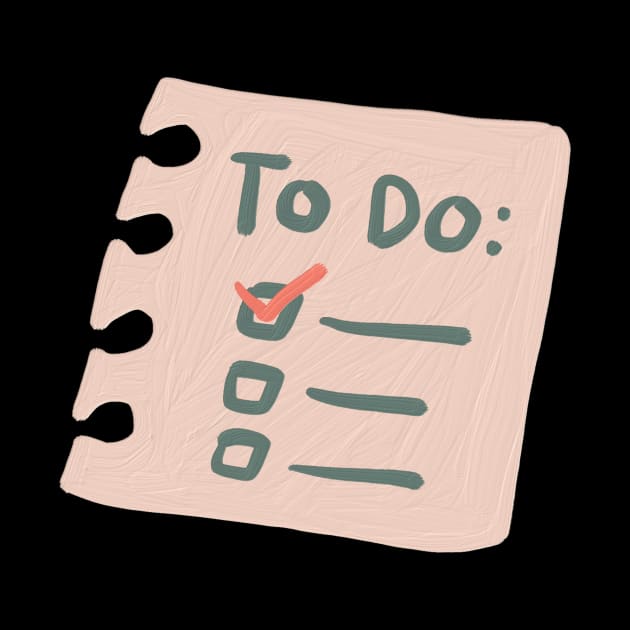 To do list by Jenna Lyannion