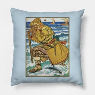 The Tale of Tsar Saltan - Ivan Bilibin Pillow