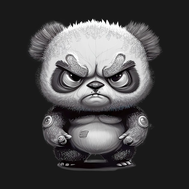 Panda Cute Adorable Humorous Illustration by Cubebox