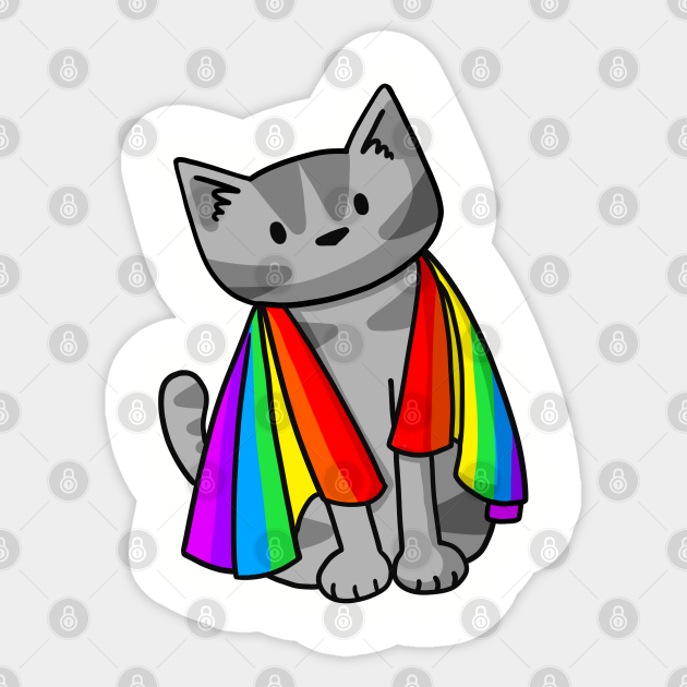 Rainbow Kitty - Pride - Sticker
