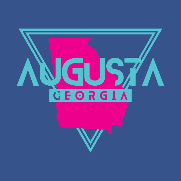 Disover Augusta Georgia Retro Vintage Triangle GA - Augusta - T-Shirt