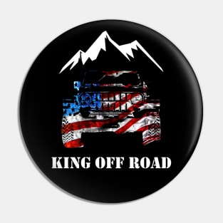 King off road jeep drive to mountain Pin