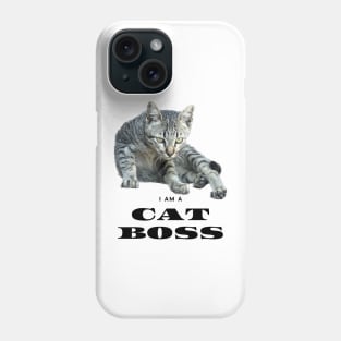 I am a cat boss Phone Case