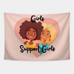 Girls Support Girls Tapestry