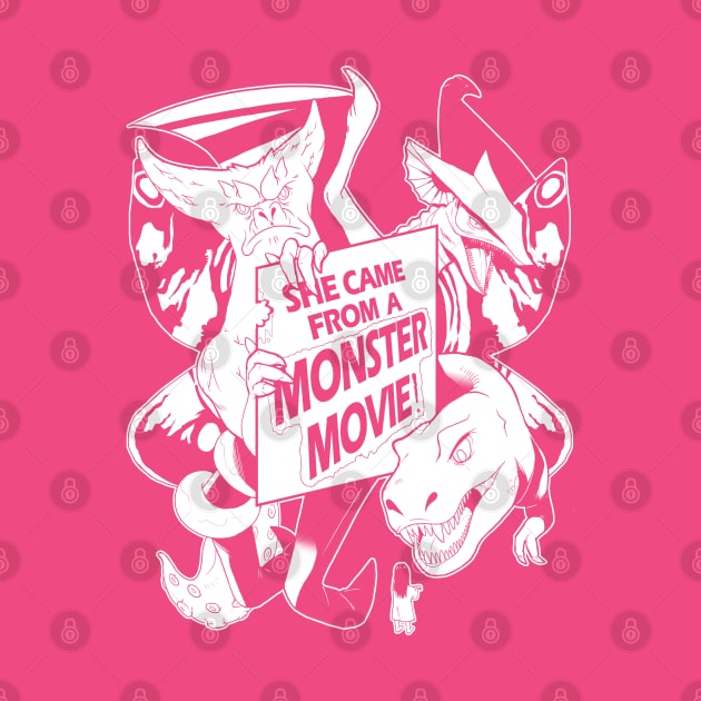 She Came from a Monster Movie! V2 by ICFAMMPOD: THE TEEPUBLIC STORE 