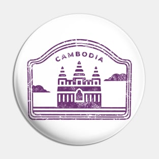 Cambodia - Purple Print Edition Pin