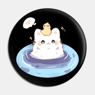 Bath Kitty Pin