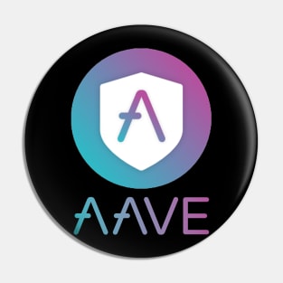 AAVE  Crypto Cryptocurrency Ghost  coin token Pin