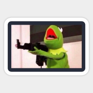 Kermit The Frog With Gun Blank Template Imgflip