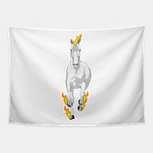 Horse in Flame Tapestry