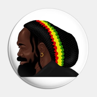 Rasta Reggae Pin