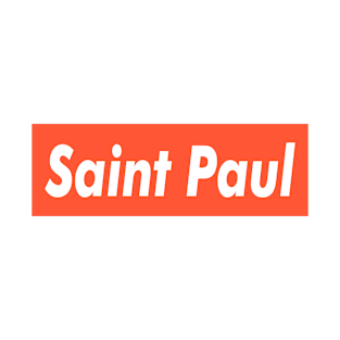 Saint Paul White Orange T-Shirt