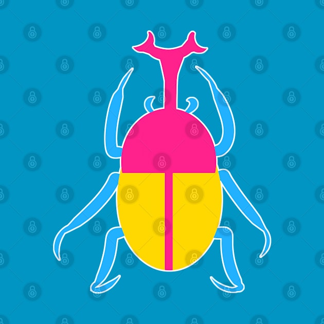 Pansexual Rhino Beetle by actualaxton
