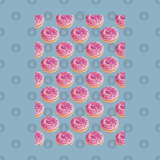 Strawberry Swirl Donut pattern by EmilyBickell