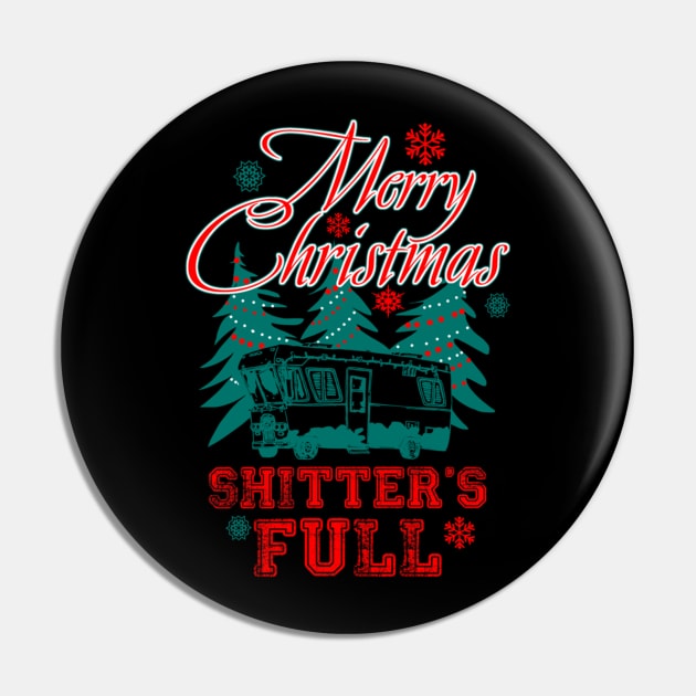 Merry Christmas Shitters Full Pin by Kanalmaven