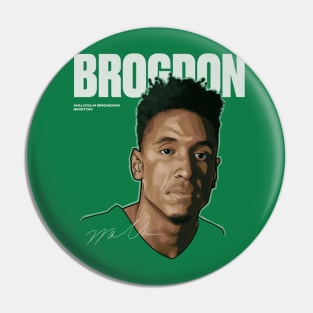 Malcolm Brogdon Boston Game Face Pin