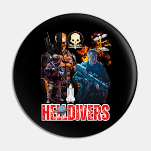 helldivers space Pin