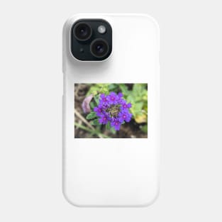 Cluster of Tiny Purple Flowers Photographic Image Phone Case