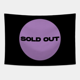 Sold Out Circle (Purple) Tapestry