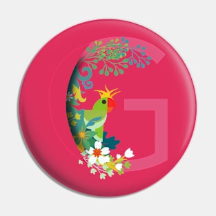 Tropical alphabet G Pin