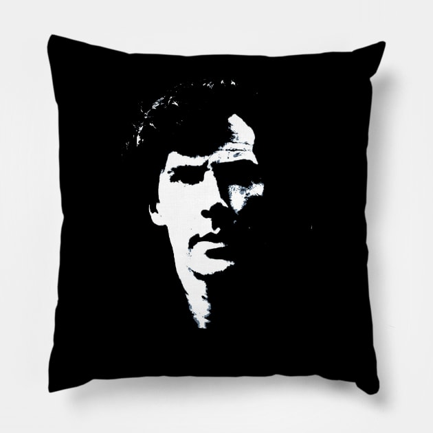 Benedict Cumberbatch (pop art) Pillow by d1a2n3i4l5