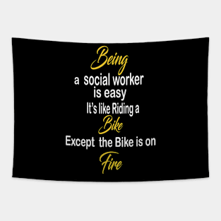 Social Worker Tapestry