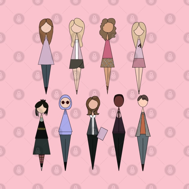 Mean Girls by Faceless Favorites 