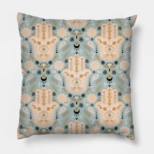 hamsa hand Pillow