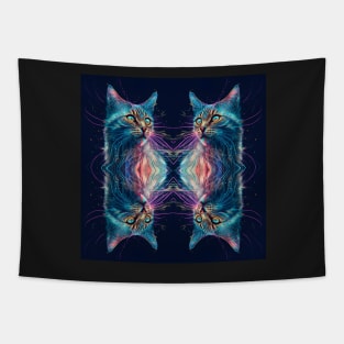 Tabby Cat Digital Painting Tapestry