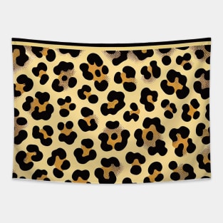 Safari Chic Leopard Print Fabric Tapestry