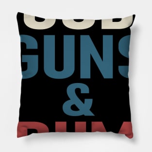 God Guns Trump Pillow