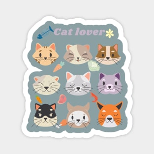 Cat Lover Magnet