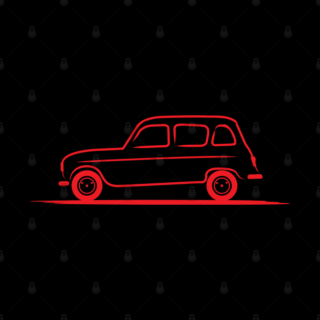 Renault R 4 Renault R4 Red by PauHanaDesign