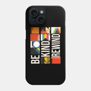 Be Kind Rewind // VHS 80s Nostalgia Dark Theme Phone Case