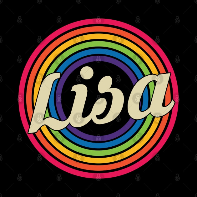 Lisa - Retro Rainbow Style by MaydenArt