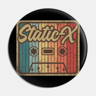 Static-X Vintage Cassette Pin