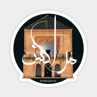 marrakech city morocco sticker / t-shirt dark blue Magnet