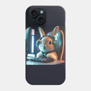 Gamer rabbit Phone Case