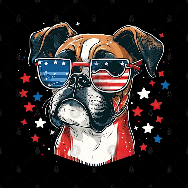 Boxer 4th of July by JayD World