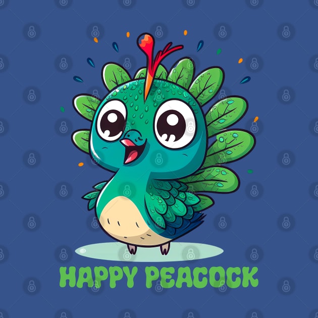 Happy Peacock by ak3shay