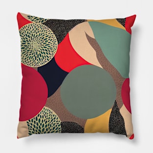 Chromatic Botanic Abstraction #6 Pillow