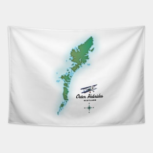 Outer Hebrides Scotland map Tapestry