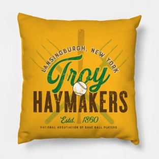 Lansingburgh Troy Haymakers Pillow