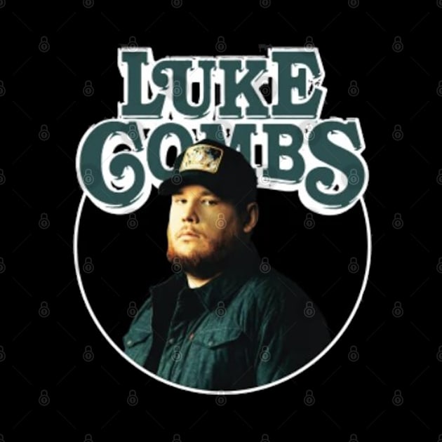 Luke Combs // Country Singer Vintage // T-Shirt by Almer